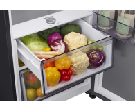 Lodówka Samsung RR80H39CCFEO Twin No Frost 185,8cm Grafitowa Stal Auto Open AI 387L - 1529115 - zdjęcie 8